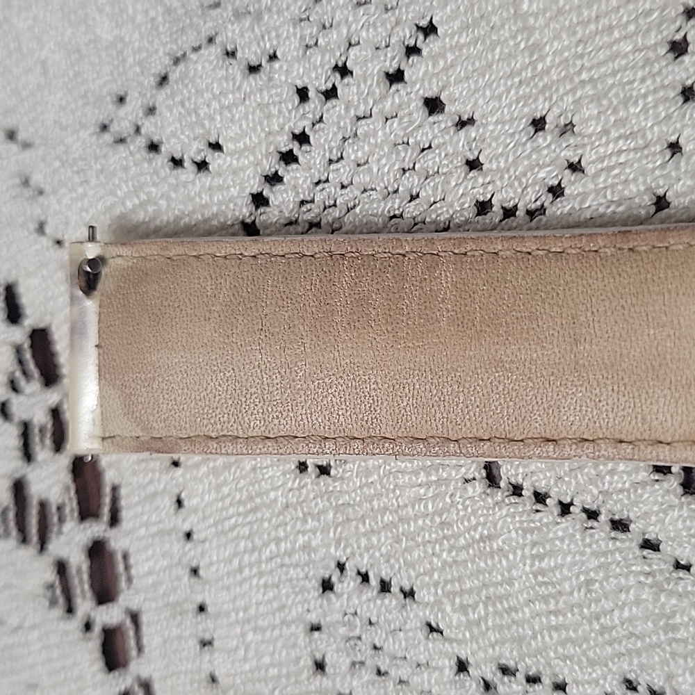 Michele 18mm Pearl Off White Watch Strap Band - Picture 6 of 14